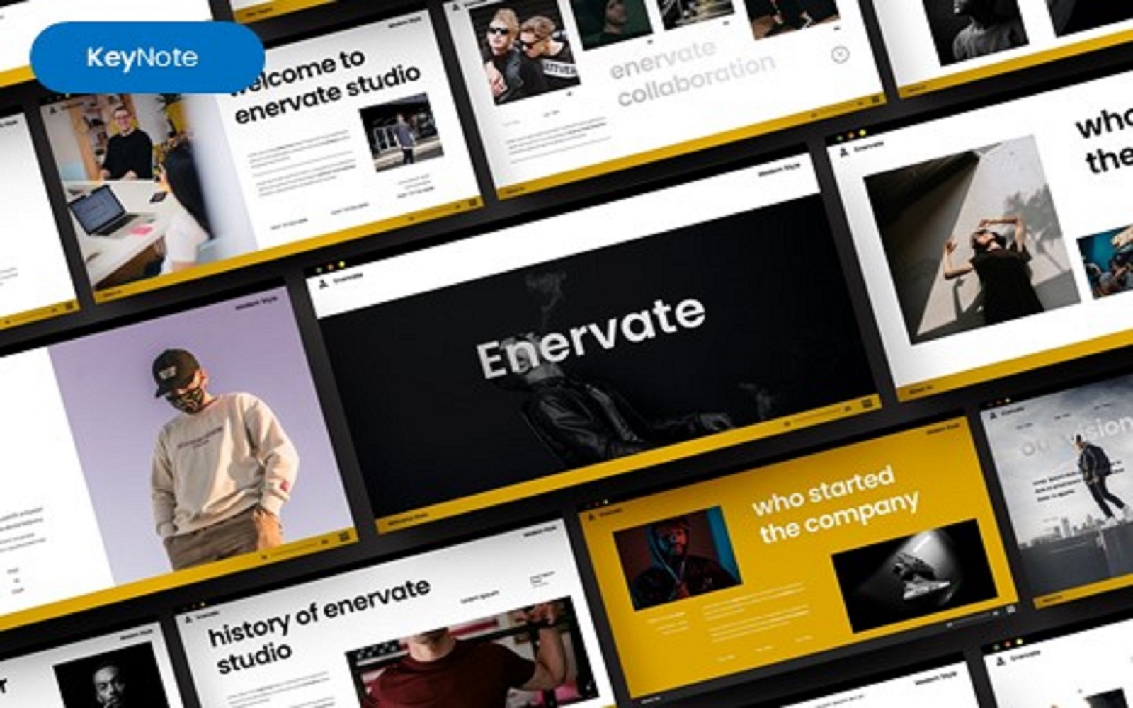 Enervate – Business Keynote Template