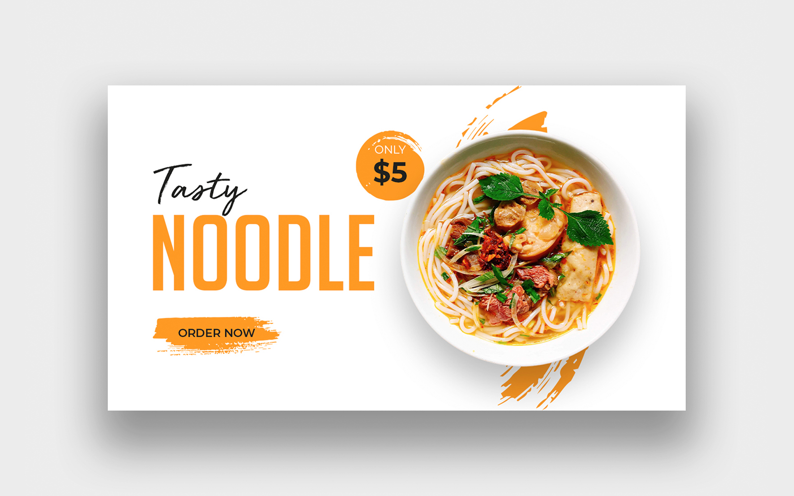 Food Noodles YouTube Thumbnail