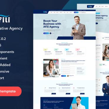 Business Company Website Templates 299877