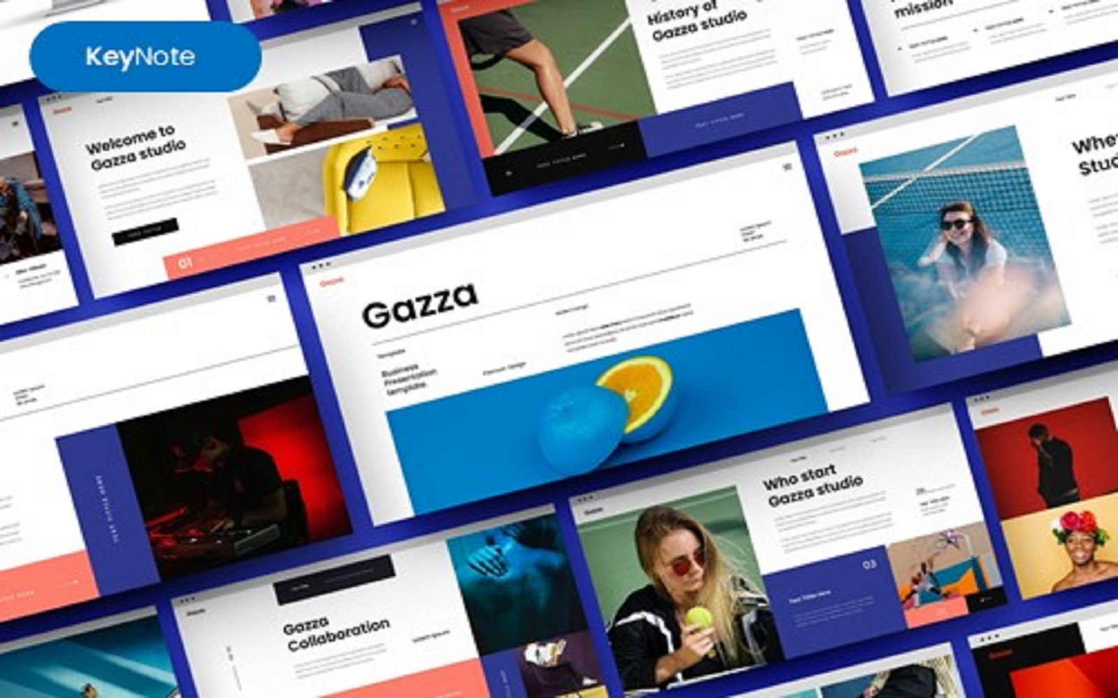 Gazza – Business Keynote Template