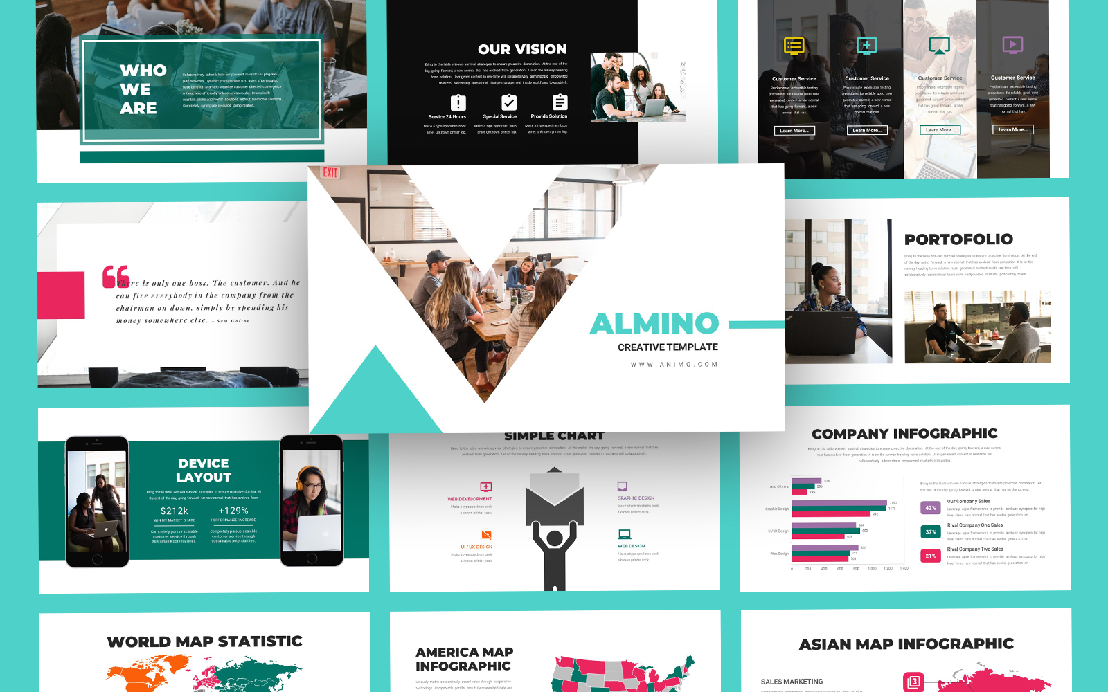 Almino Business Keynote Template