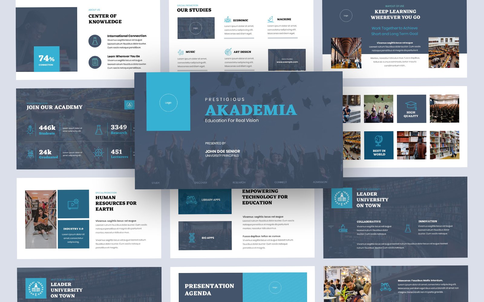 Akademia University Education Keynote Template