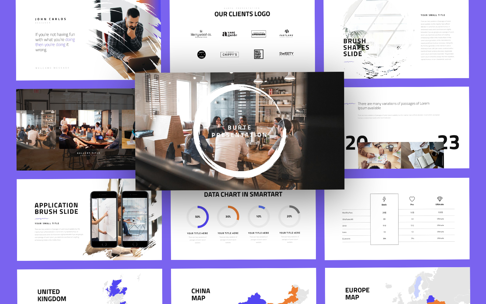 Burte Modern Business Keynote Template