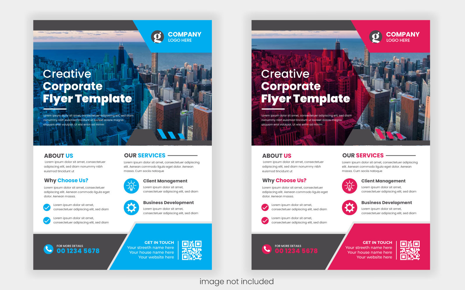 Vector Creative business flyer template design flyer template or corporate business  flyer design