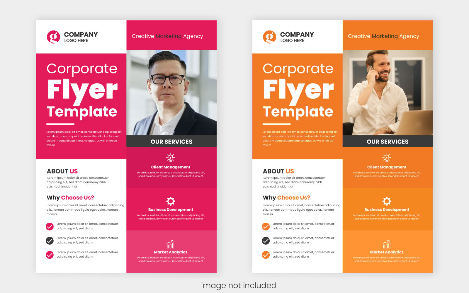 Vector Creative business flyer template design flyer template or corporate  flyer