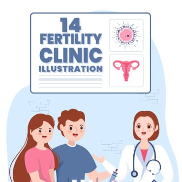 Clinic Fertility Illustrations Templates 300200