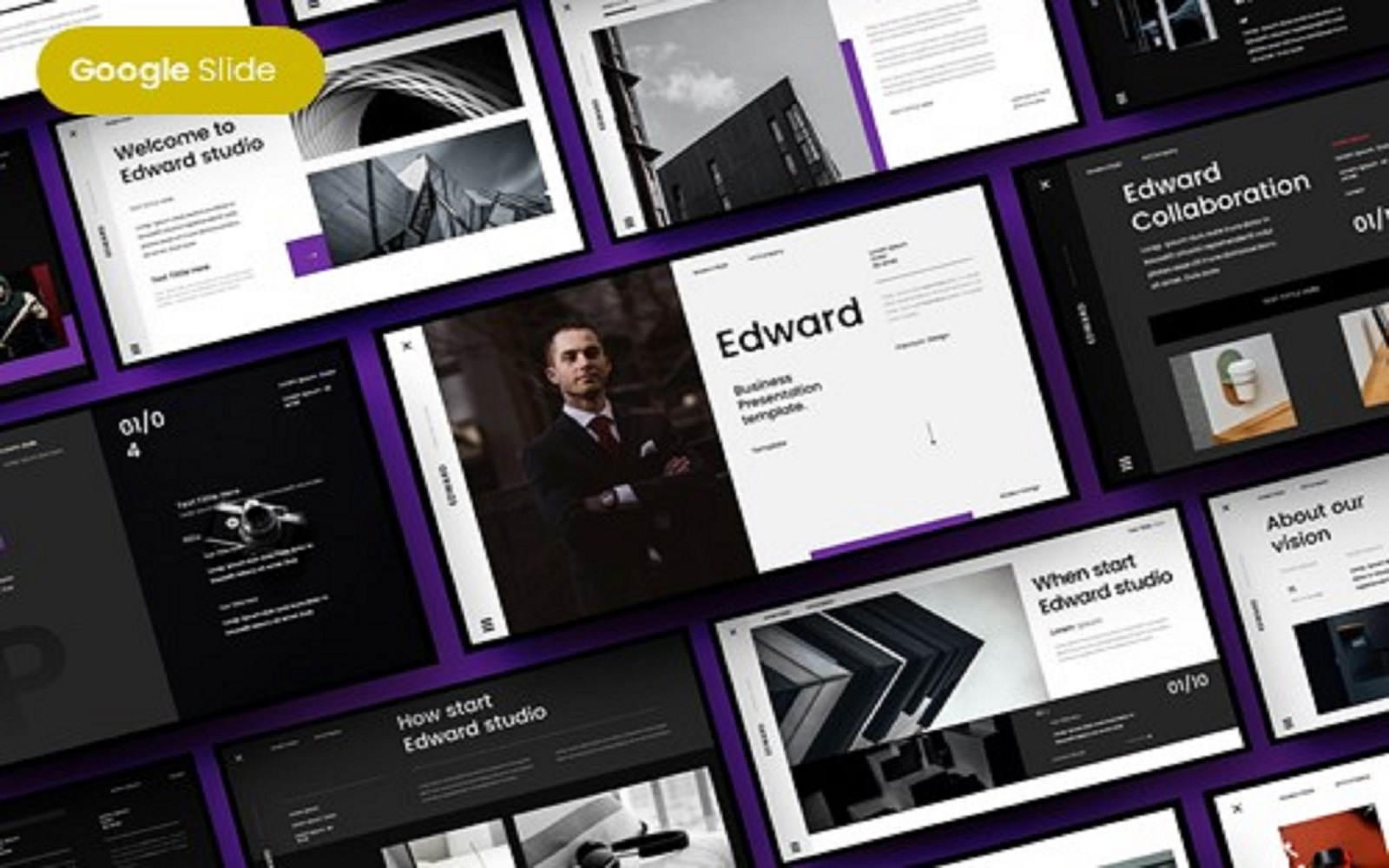 Edward - Busines Google Slide Template