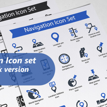 Direction Location Icon Sets 300232