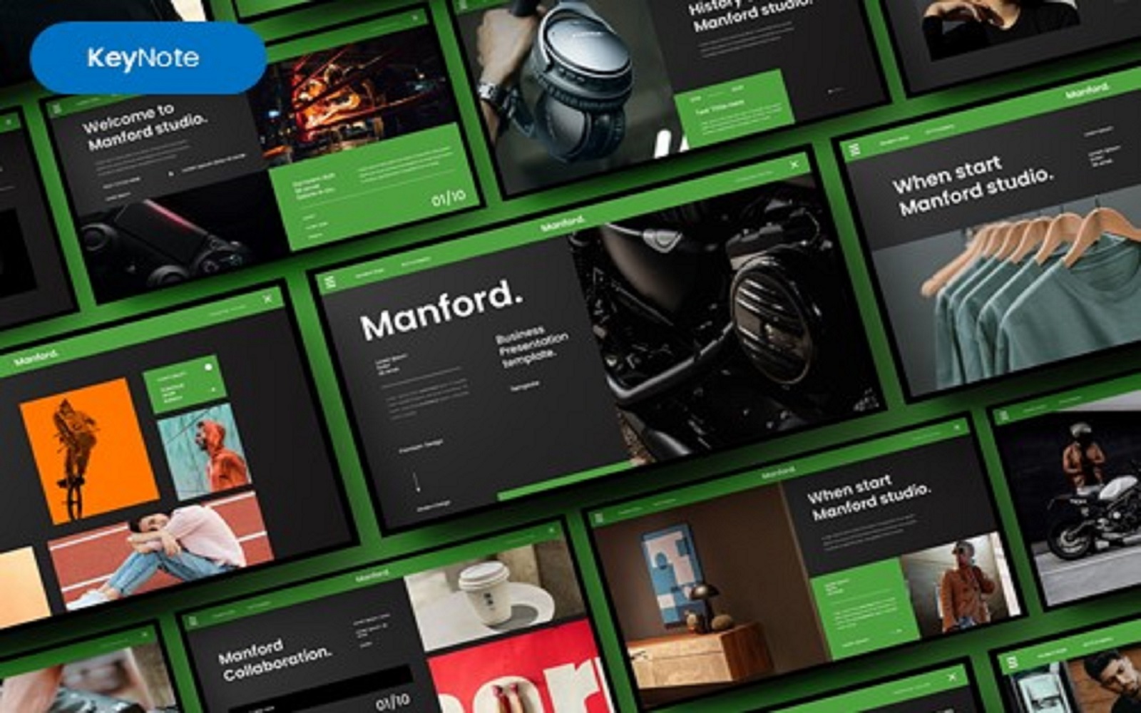 Manford – Business Keynote Template