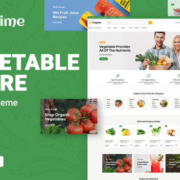 Clean Food Shopify Themes 300273