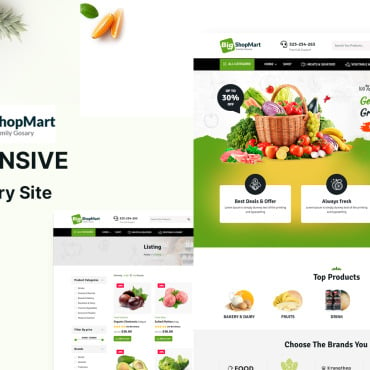 Food Fruits Responsive Website Templates 300274