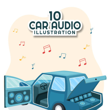 Audio Loud Illustrations Templates 300369