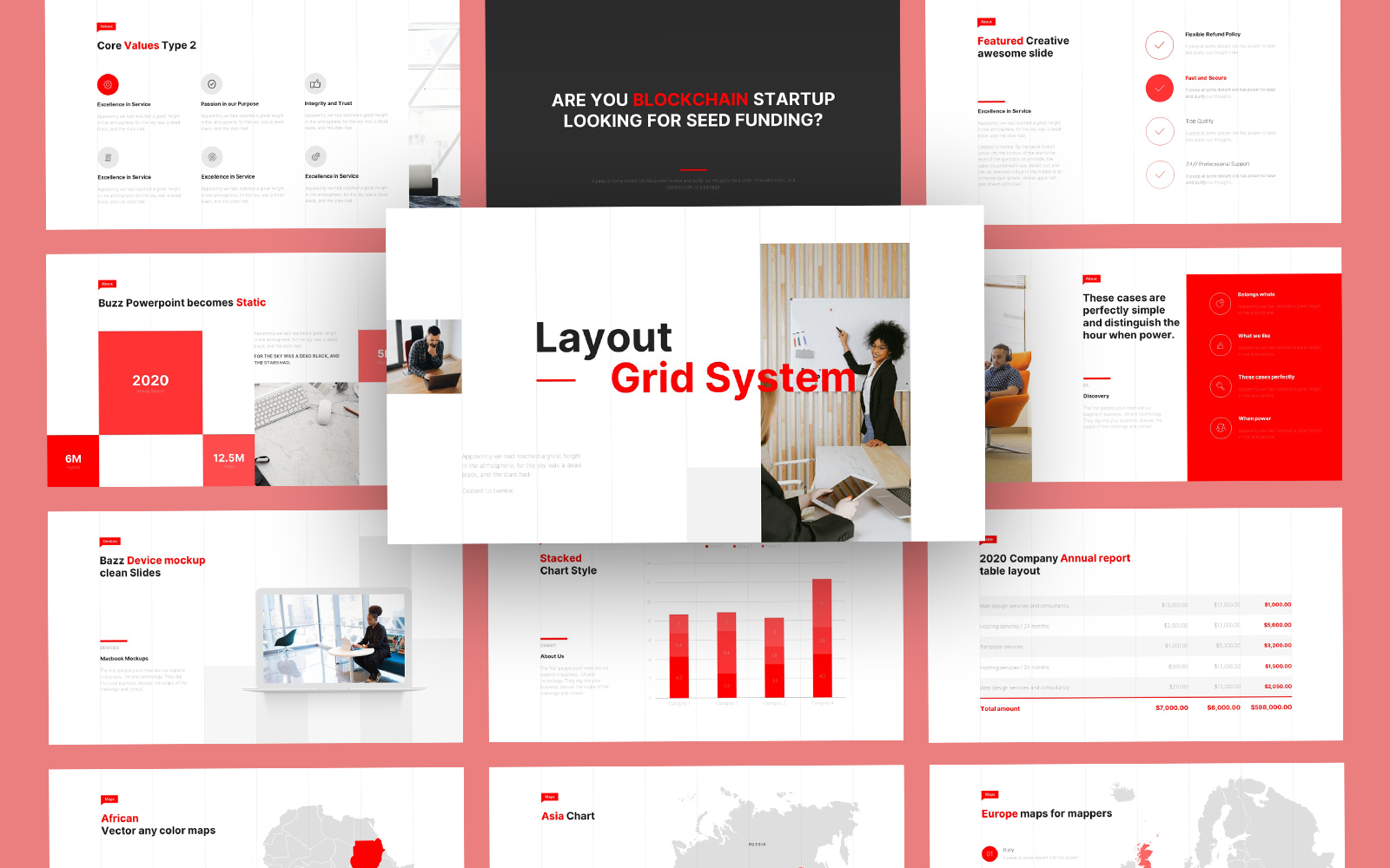 Buzz Modern Business Keynote Template