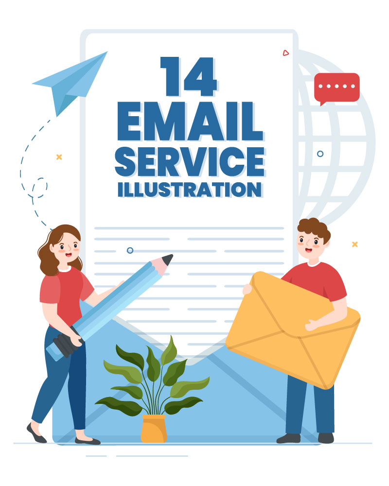 14 Email Marketing Service Illustration