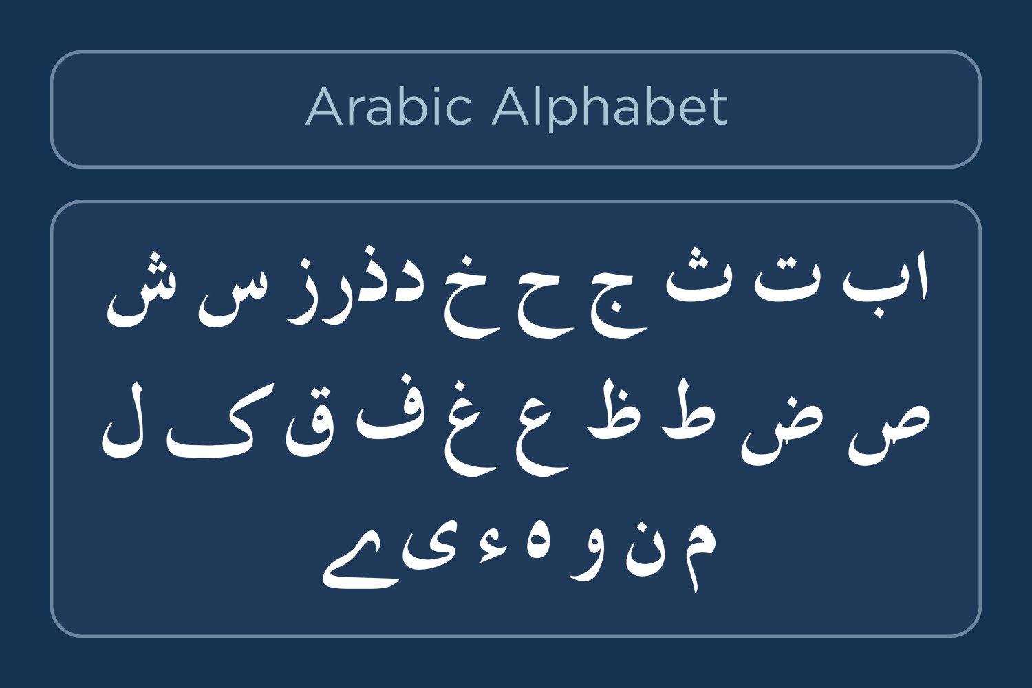 Nefel Botan Arabic Alphabet Calligraphy Fonts Style