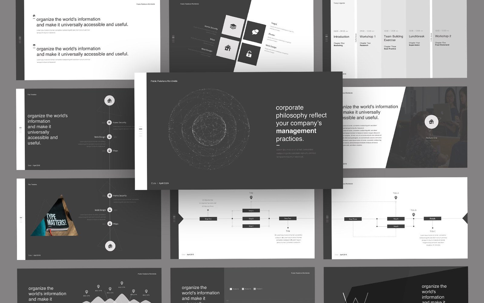 Watcha Modern Business Keynote Template