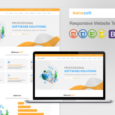 Bootstrap Business Responsive Website Templates 301212