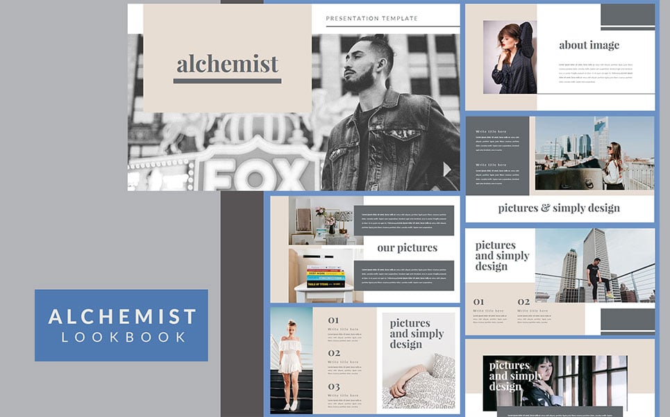 Alchemist Lookbook - Urban Powerpoint template