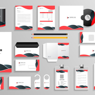 Identity Stationery Illustrations Templates 301289