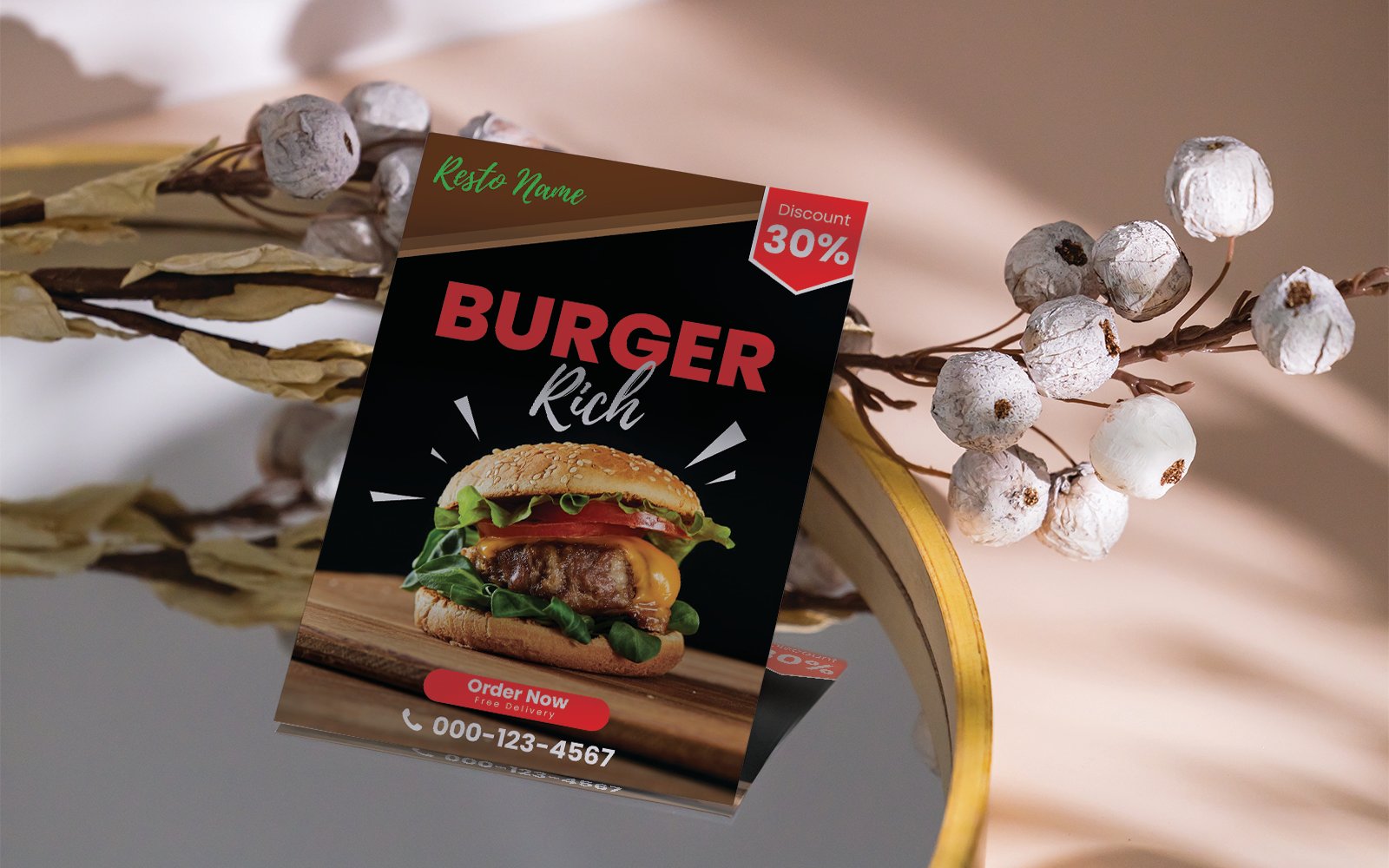 Burger Flyer Resto Template