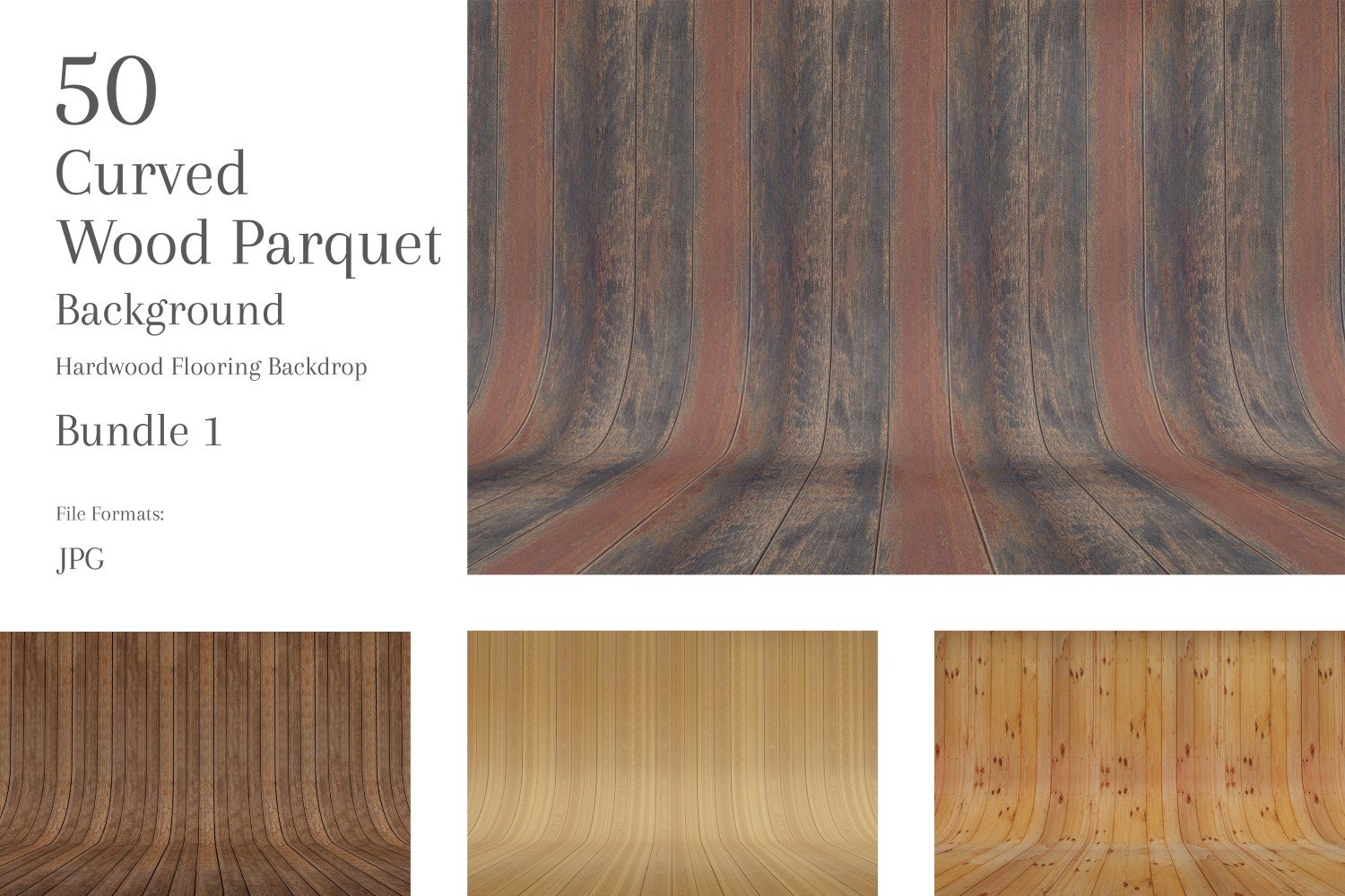 50 Curved Wood Parquet Hardwood interior background Bundle 1