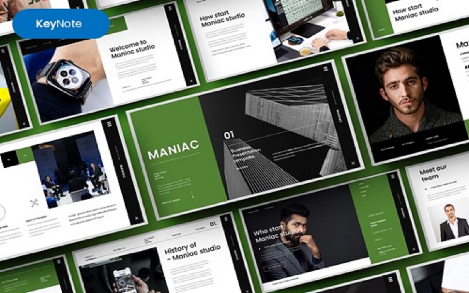 Maniac – Business Keynote Template