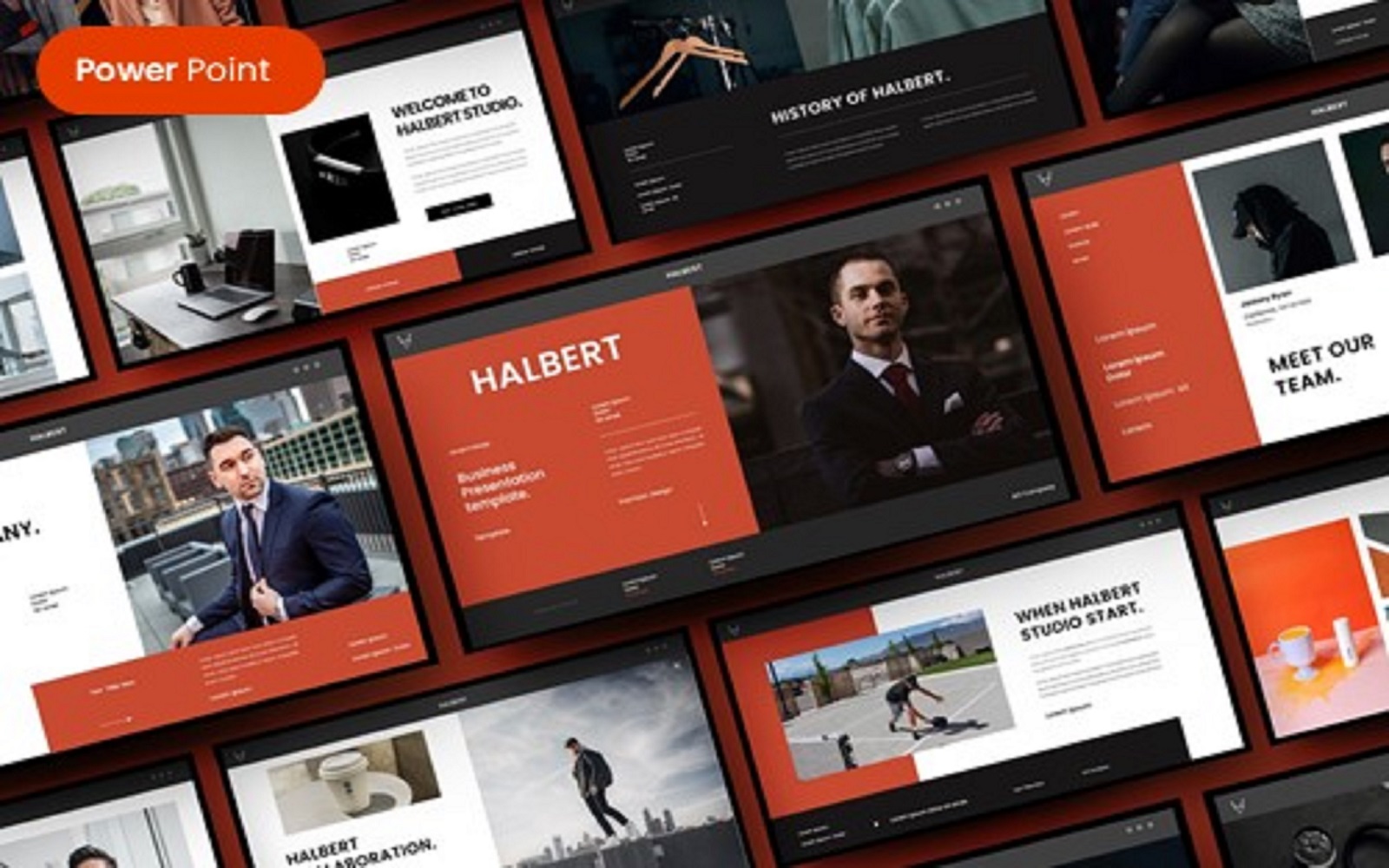 Halbert – Business PowerPoint Template