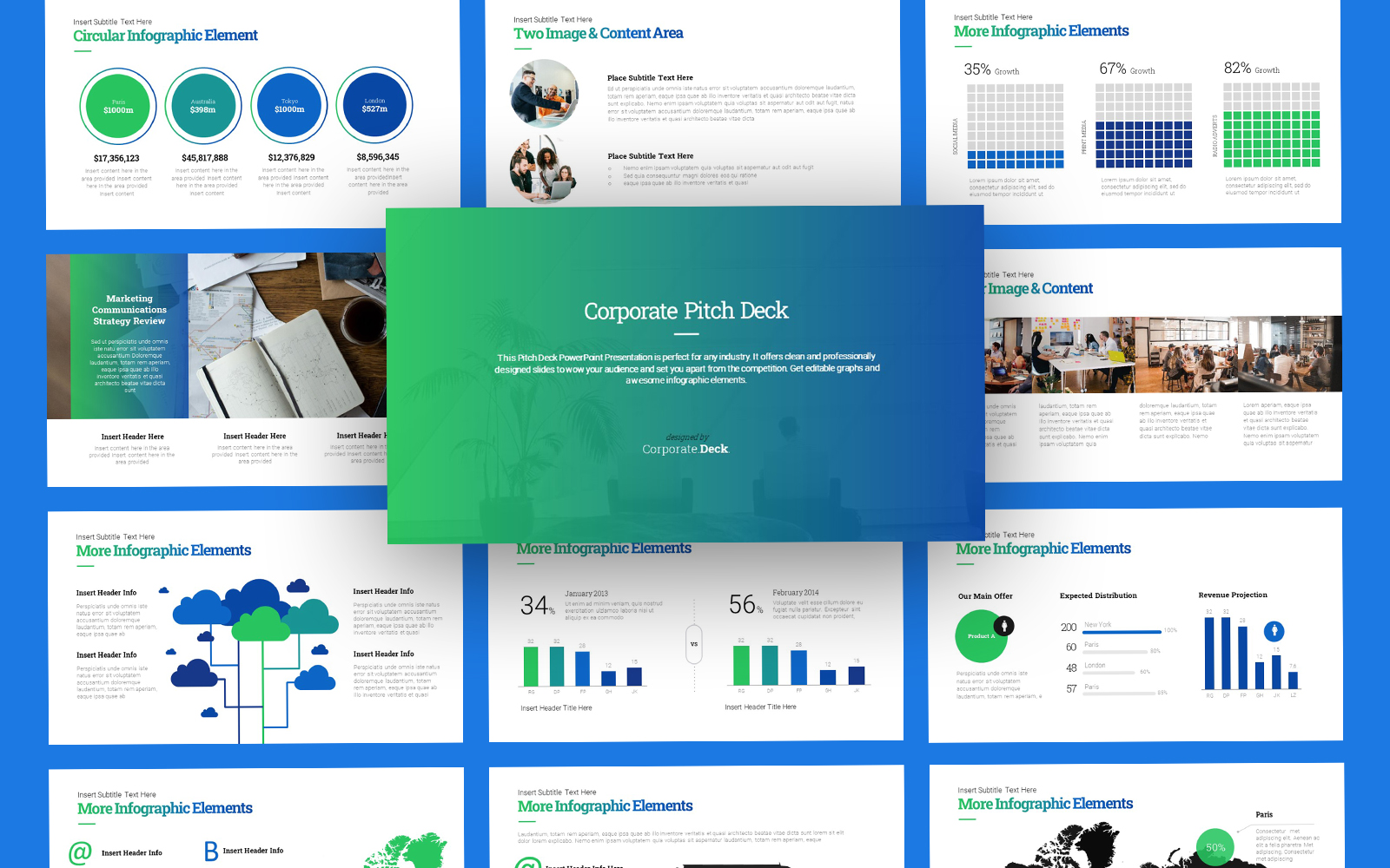 Corporate Pitch Deck Keynote Template