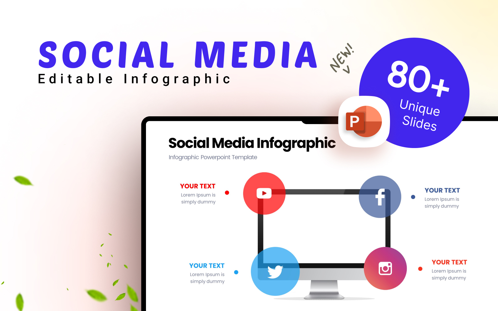 Social Media Infographic Presentation Template