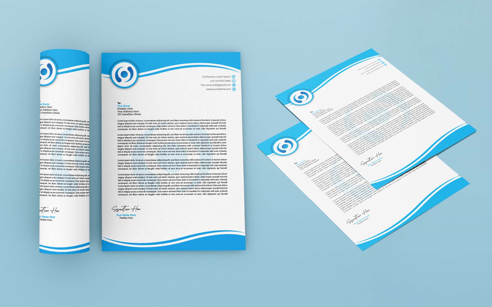 Professional & Creative Company Letterhead - Corporate Identity