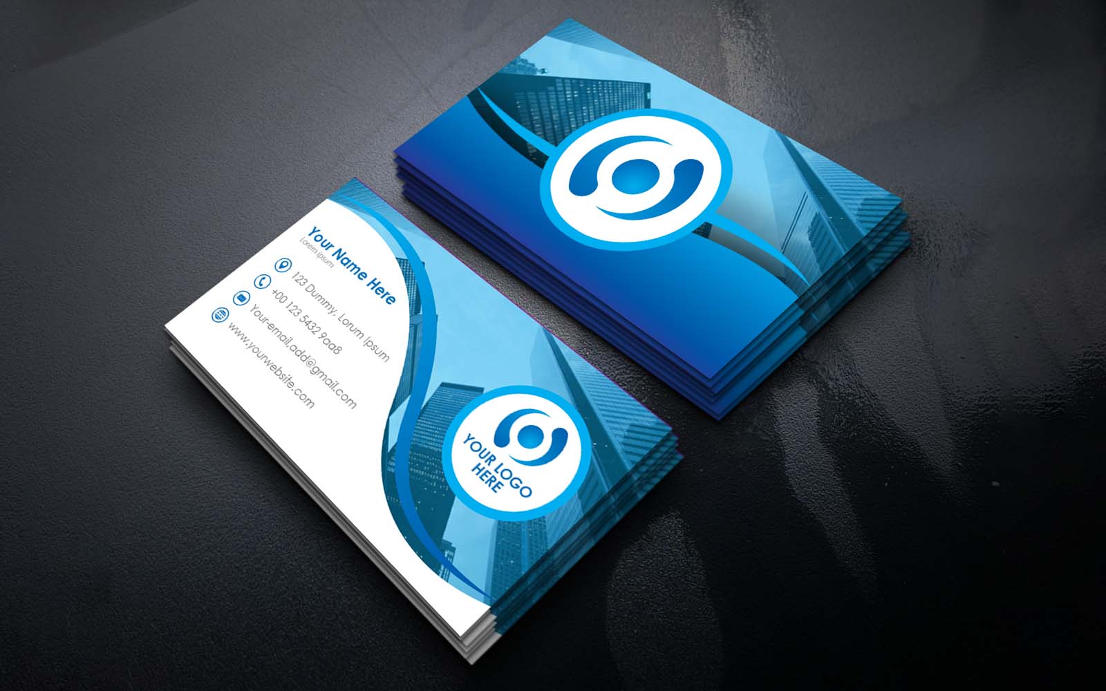 Professional And Creative Company Business Card Design -  Corporate Identity