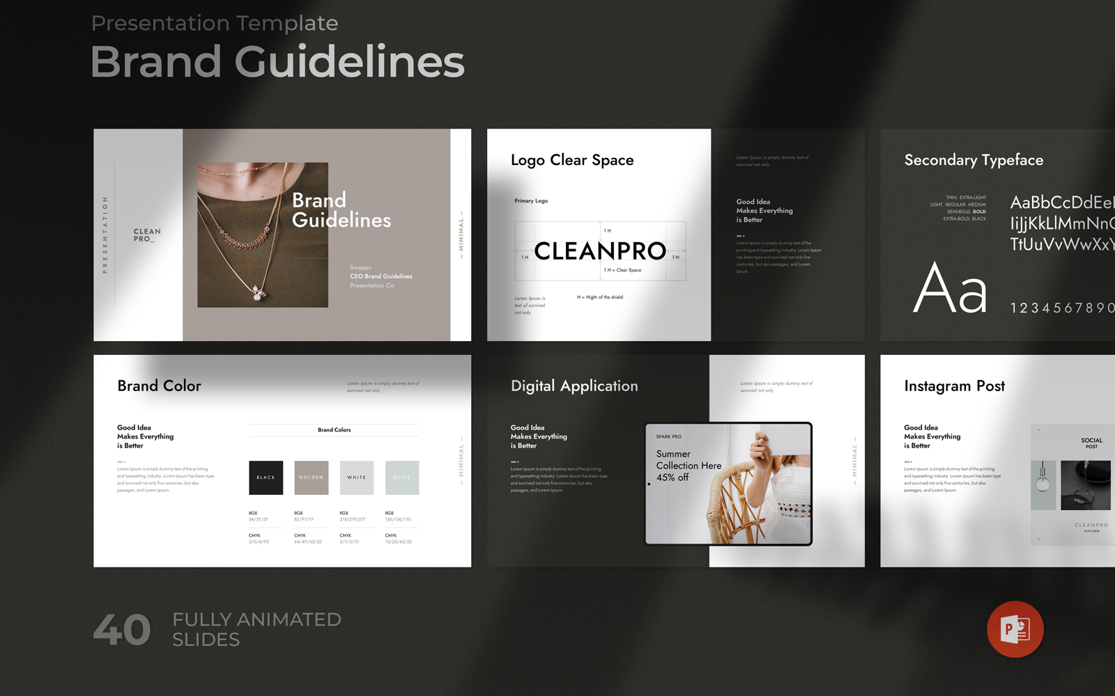 Brand Guideline Presentation Template