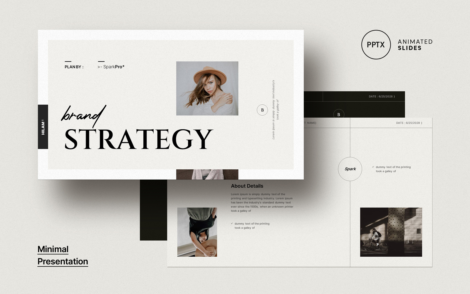 Brand Strategy Template layout