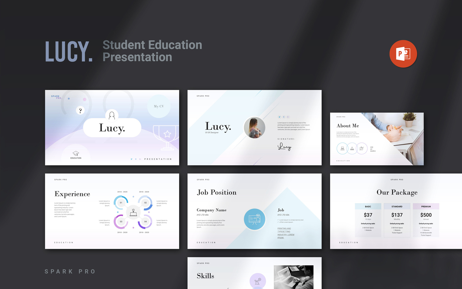 Education Presentation Layout