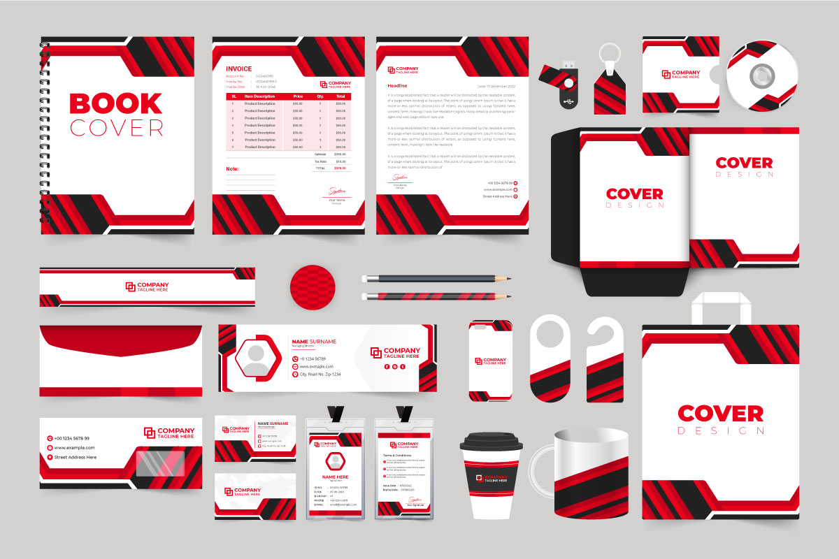 Brand identity template collection