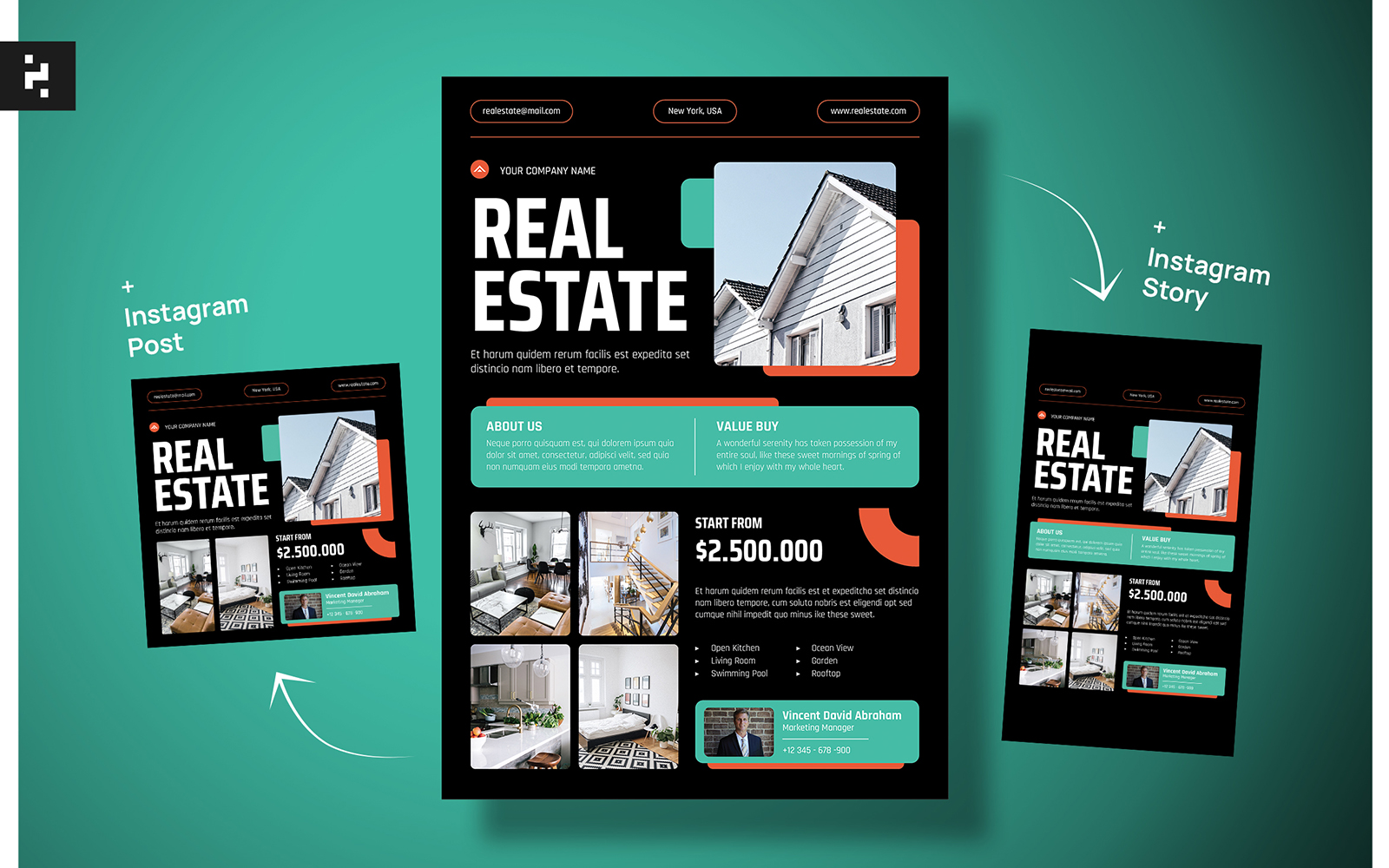 Creative Real Estate Flyer