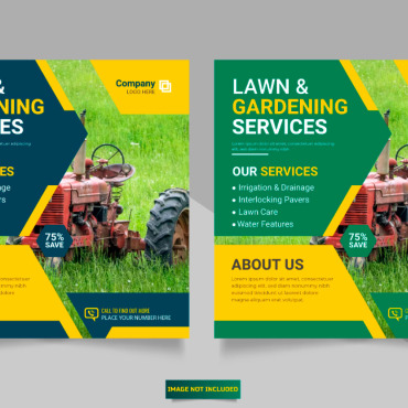 Mower Social Illustrations Templates 301808