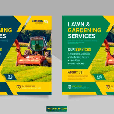 Mower Social Illustrations Templates 301810