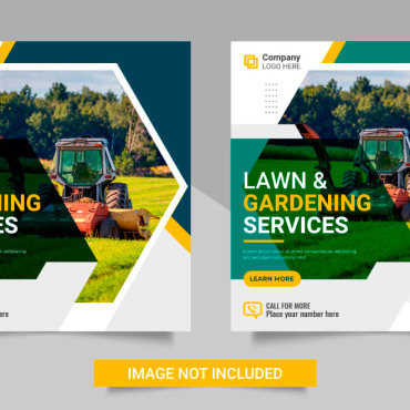 Mower Web Illustrations Templates 301839