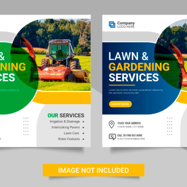 Mower Web Illustrations Templates 301844