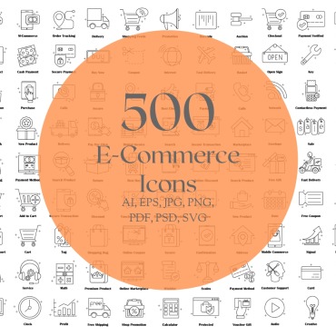 Commerce Online Icon Sets 301873