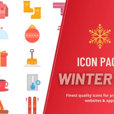 Winter Fashion Icon Sets 301888