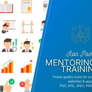 Coaching Career Icon Sets 301890