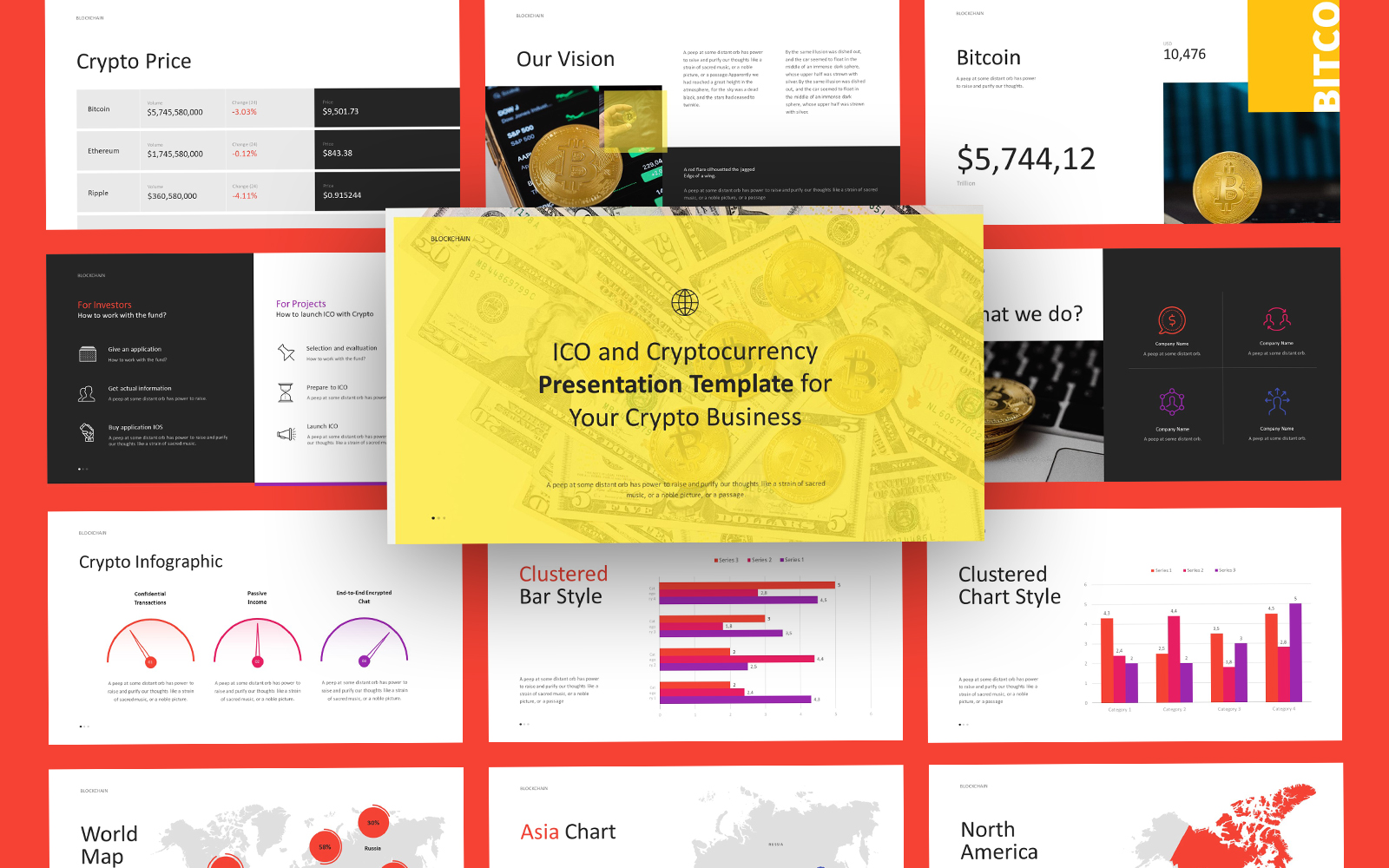 Digit Blockchain Cryptocurrency Keynote Template