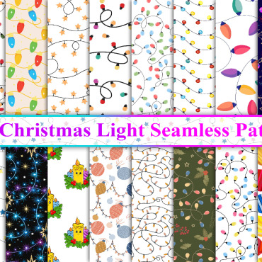 Light Seamless Patterns 301917