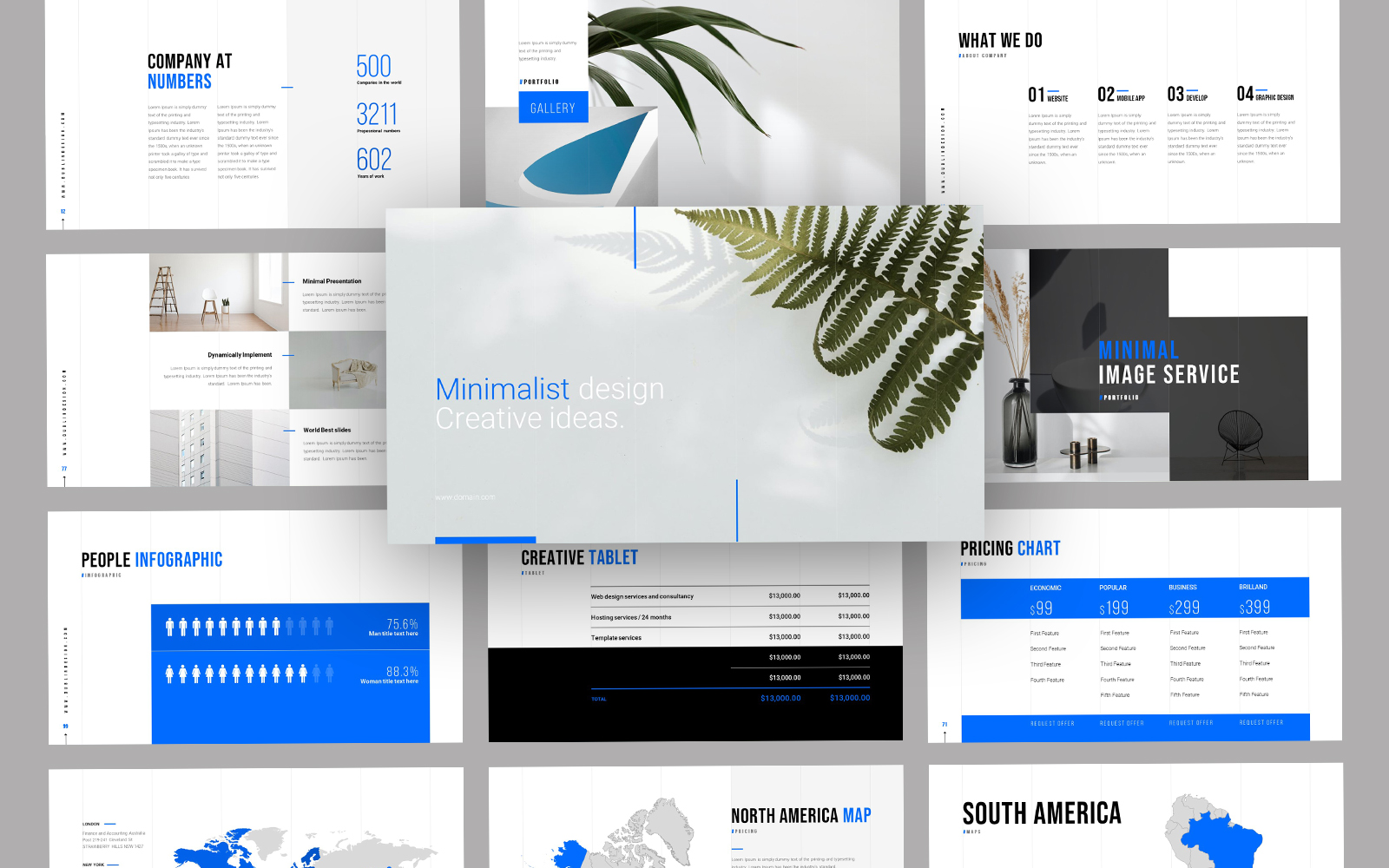 Grids Modern Business Keynote Template