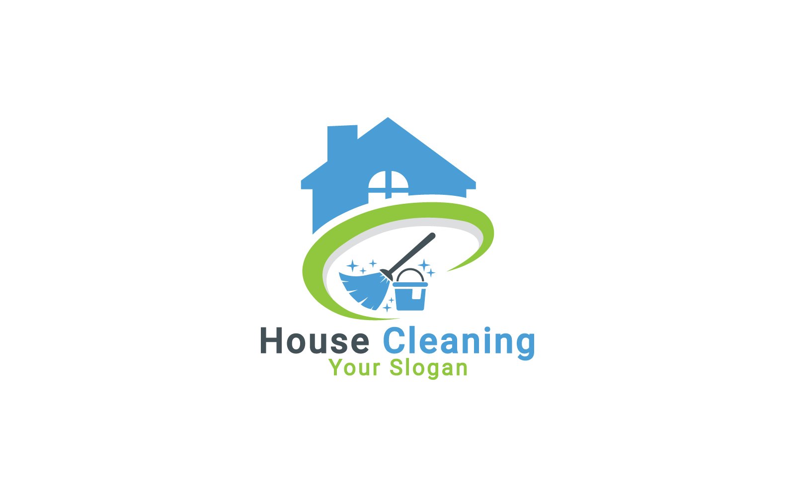 House Cleaning Logo, Cleaning Service Logo, Cleaning Company Logo Template