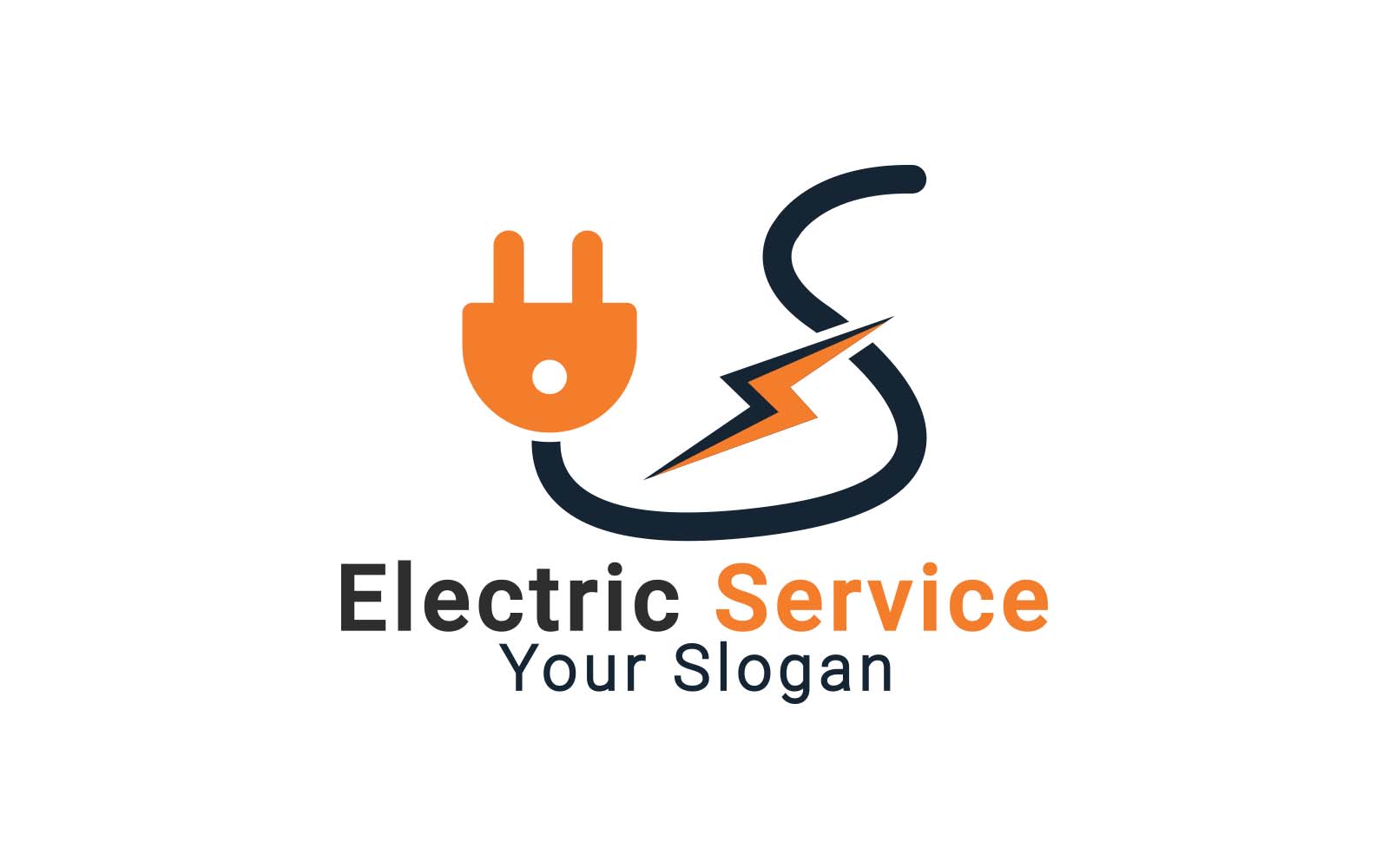 Electricity Logo, Energy Logo, Electric Services Logo, Electricity Repair And Maintenance Logo