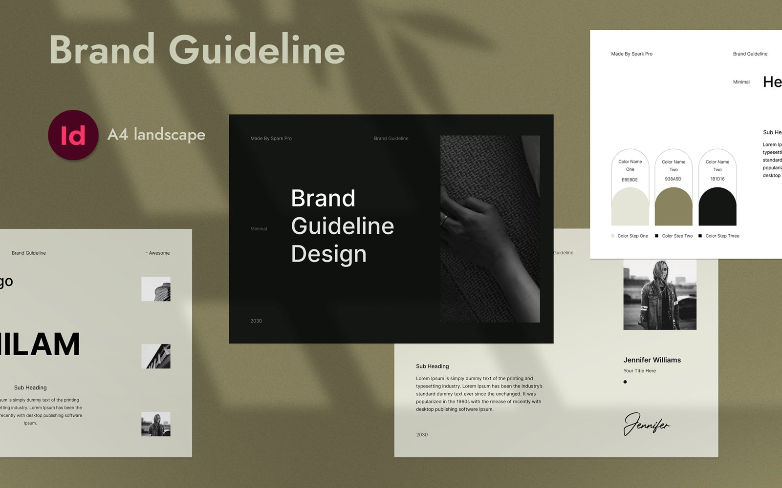 Brand Guideline Landscape Template