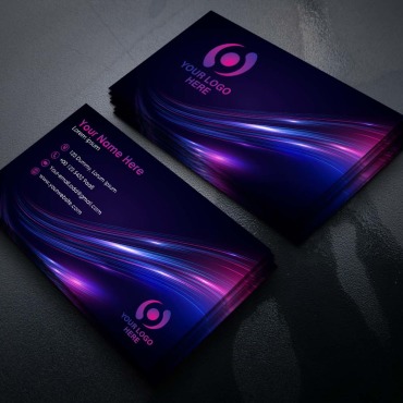 Neon Wave Corporate Identity 302178